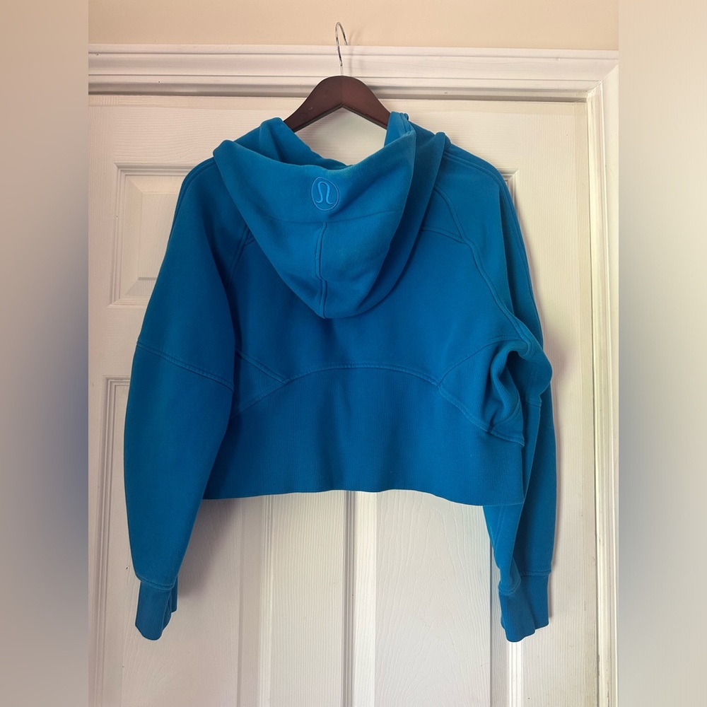 Lululemon Scuba Oversized Half-Zip Hoodie Poolside Blue M/L - Picture 6 of 7